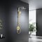 Kibi Circular Pressure Balanced 2-Function Shower Column with Rough In Valve - Brushed Gold KSC403BG - alternate 4